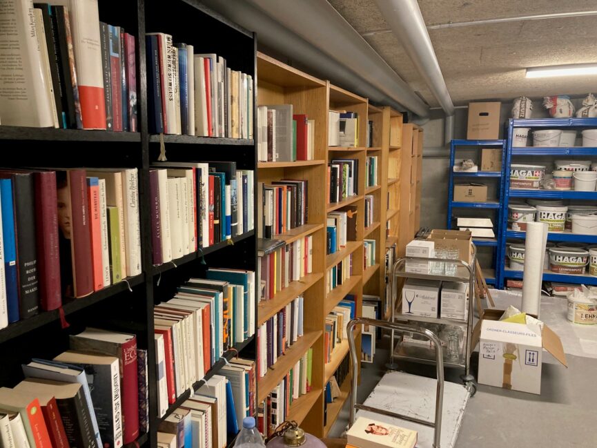Provisorisches Standort der Bibliothek