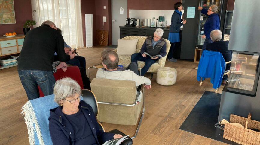 Gemütliches Beisammensein in der Sternen-Lounge